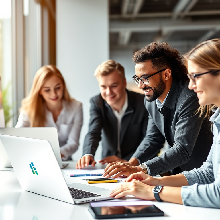 Team collaborating on GRC consulting for county government public sector